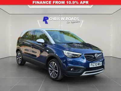 Used Vauxhall Crossland X Elite 110 HP (80 kW) 2020 Blue SUV