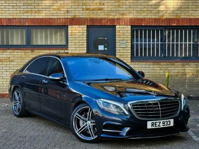 Used Mercedes S500L AMG line 2013 Blue Sedan