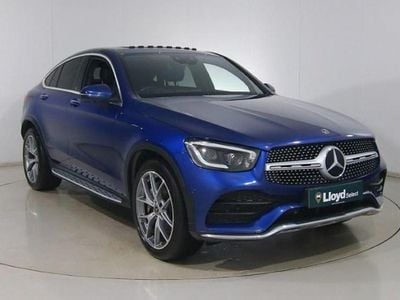 Used Mercedes GLC300 AMG line 245 HP (180 kW) 2019 Blue Coupe