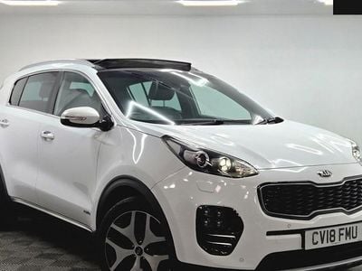 Used Kia Sportage GT-Line S 185 HP (136 kW) 2018 White SUV