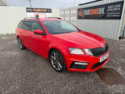 Used Skoda Octavia vRS 184 HP (135 kW) 2018 Red Estate