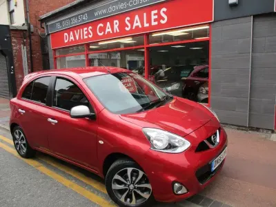 Used Nissan Micra N-TEC 80 HP (58 kW) 2016 Red Hatchback