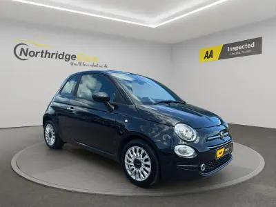 Used Fiat 500 Lounge 70 HP (51 kW) 2020 Black Hatchback