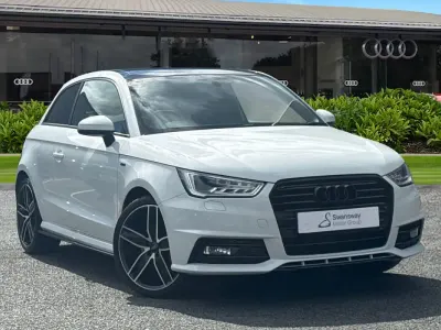 Usado Audi A1 Black Edition 150 CV (110 kW) 2017 Blanco Utilitario
