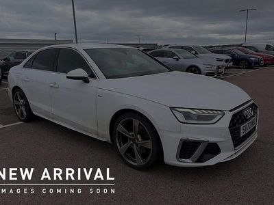 Used Audi A4 S-Line 147 HP (108 kW) 2022 White Sedan