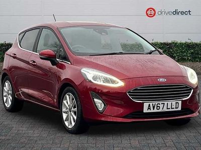 Red Used 2017 Ford Fiesta Titanium Hatchback | £7,250 (Fair price)