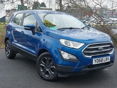 Blue Used 2018 Ford Ecosport Zetec SUV | £10,298 (Fair price)