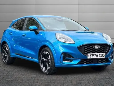 Used Ford Puma ST-Line X 155 HP (114 kW) 2025 Digital auqa blue SUV