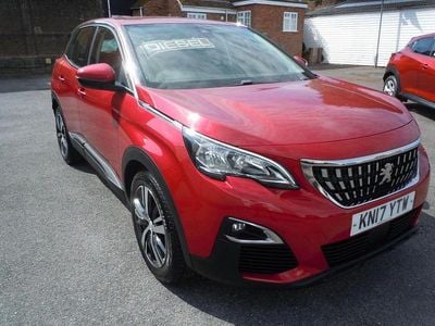 Red Used 2017 Peugeot 3008 Active Hatchback | £7,200