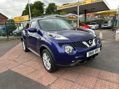 Used Nissan Juke N-Connecta 115 HP (84 kW) 2016 Blue SUV