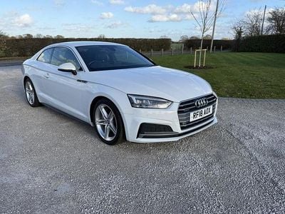 White Used 2018 Audi A5 S-Line Coupe | £19,995 (Fair price)