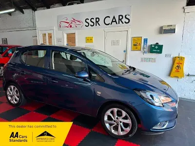 Used Vauxhall Corsa SRi 75 HP (55 kW) 2016 Blue Hatchback