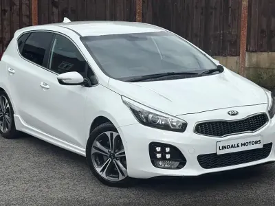 Used Kia Ceed GT-Line 136 HP (100 kW) 2018 White Hatchback