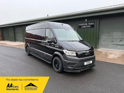 Black New 2025 MAN TGE Van | £49,995 (Expensive)
