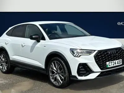 Used Audi Q3 Sportback Black Edition 150 HP (110 kW) 2024 White SUV
