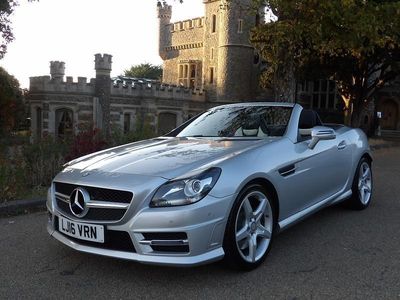 Silver Used 2016 Mercedes SLK200 AMG Cabriolet | £14,990 (A bit pricey)