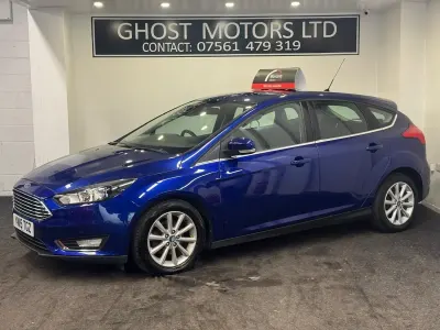 Used Ford Focus Titanium 2015 Blue Hatchback