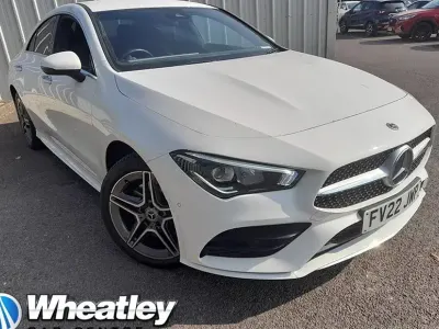 Used Mercedes CLA250e AMG Line Premium 2022 White Coupe