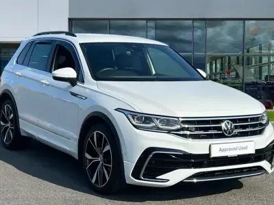 Used VW Tiguan R-line 150 HP (110 kW) 2020 White SUV