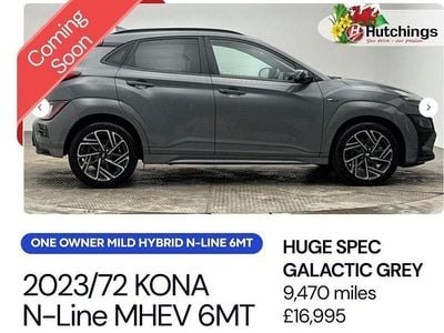 Used Hyundai Kona N Line 120 HP (88 kW) 2023 Grey SUV