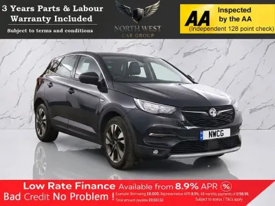Used Vauxhall Grandland X Sport 130 HP (95 kW) 2019 Grey SUV