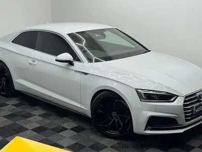 Used Audi A5 S-Line 190 HP (139 kW) 2018 White Coupe