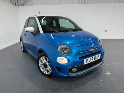 Used Fiat 500 S 95 HP (69 kW) 2017 Blue Hatchback
