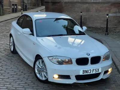 Begagnad BMW 120 Coupé M Sport 2013 Vit Sportkupé