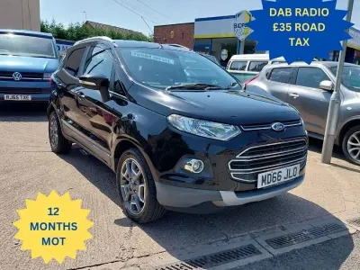 Usado Ford Ecosport Titanium 95 CV (69 kW) 2016 Negro SUV