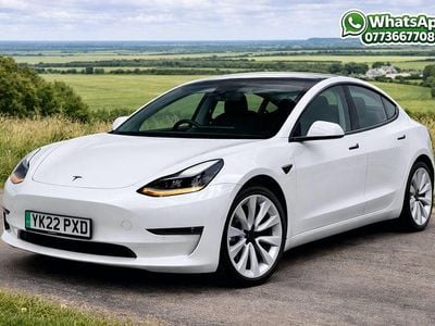 Used Tesla Model 3 Long Range AWD 69 kW (95 HP) 2022 White Sedan