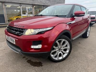 Used Land Rover Range Rover evoque Prestige 2013 Red Estate