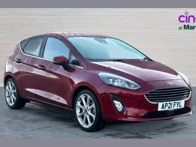 Used Ford Fiesta Titanium X 125 HP (91 kW) 2021 Red Hatchback