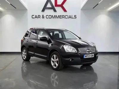 Used Nissan Qashqai +2 N-TEC 102 HP (75 kW) 2009 Black SUV