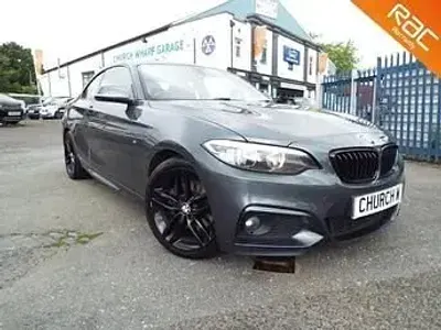 Begagnad BMW 225 M Sport 218 HK (160 kW) 2014 Grå Sportkupé