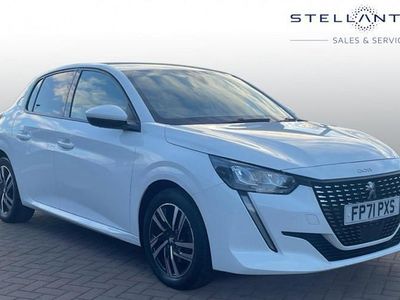 White Used 2021 Peugeot 208 Allure Premium Hatchback | £12,508 (Fair price)
