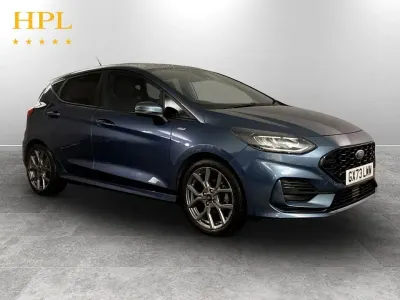 Used Ford Fiesta ST-Line 100 HP (73 kW) 2023 Blue Hatchback