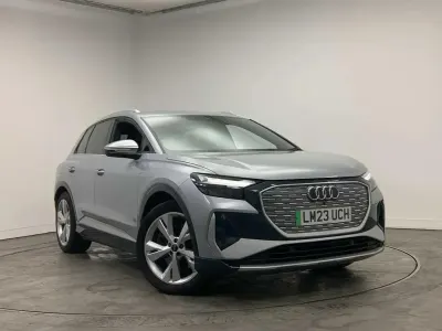 Used Audi Q4 e-tron S-Line 150 kW (204 HP) 2023 Silver SUV