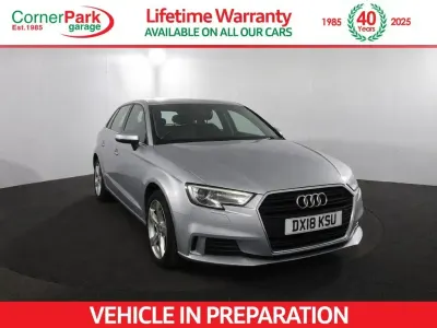 Used Audi A3 Sportback Sport 150 HP (110 kW) 2018 Silver Hatchback