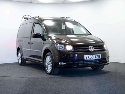 Used VW Caddy Maxi Life S 102 HP (75 kW) 2019 Purple MPV