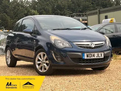 Used Vauxhall Corsa Excite 65 HP (47 kW) 2014 Blue Hatchback