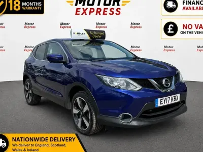 Used Nissan Qashqai N-Connecta 110 HP (80 kW) 2017 Blue SUV