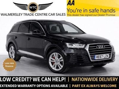 Used Audi Q7 S-Line 218 HP (160 kW) 2017 Black SUV