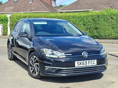 Used VW Golf VII Match 130 HP (95 kW) 2019 Black Hatchback