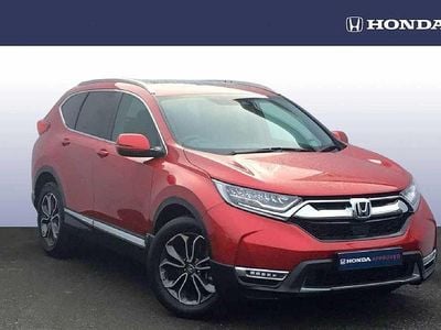 Crystal red Used 2021 Honda CR-V Hybrid SUV | £21,988 (Fair price)