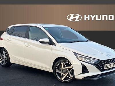 White Used 2024 Hyundai i20 Ultimate Hatchback | £18,015 (Fair price)