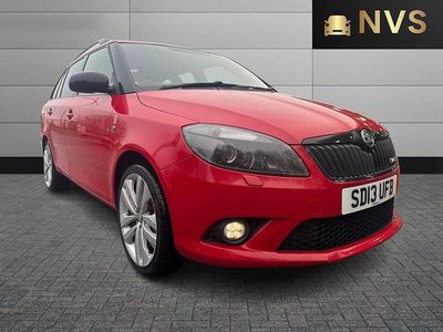 Used Skoda Fabia vRS 180 HP (132 kW) 2013 Red Estate