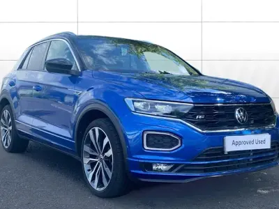 Used VW T-Roc R-line 150 HP (110 kW) 2021 Blue SUV