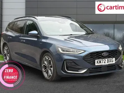 Used Ford Focus ST-Line 125 HP (91 kW) 2022 Blue Estate