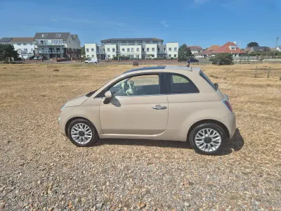 Used Fiat 500 Lounge 69 HP (50 kW) 2015 Beige Hatchback