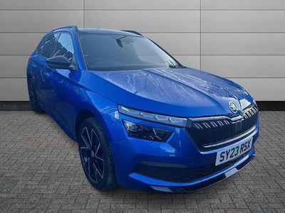 Used Skoda Kamiq Monte Carlo 115 HP (84 kW) 2023 Blue SUV